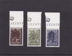 Liechtenstein 1958 ,cat. Zumstein 315/17 **. Arbres Et Arbustes. - Ongebruikt