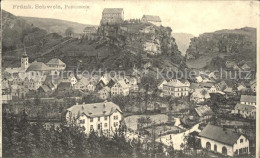 72056357 Pottenstein Oberfranken Ortsblick Mit Burg Pottenstein - Pottenstein