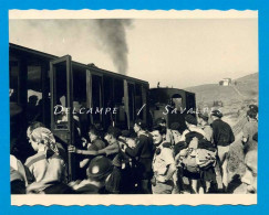 Haute-Savoie Chamonix * TMB Train à Crémaillère Du Mt-Blanc * Photo Originale 1952 - Places