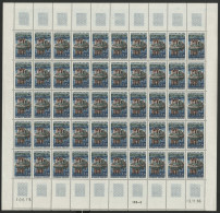 N° 1506 2,30 Fr Château De VAL Feuille Complète De 50 Ex. ** MNH Cote 90 € + Coin Daté 3/11/66 Voir Suite - Full Sheets