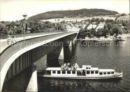 72056232 Saalburg Saale Bruecke Fahrgastschiff Saalburg - Other & Unclassified