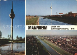 72056220 Mannheim Fernsehturm Kanal Stadt Der Bundesgartenschau 1975 Mannheim - Mannheim