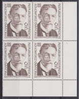 1979 , Mi 1621 ** (3) -  4 Er Block Postfrisch - 50. Todestag Von Richard Zsigmondy - Unused Stamps