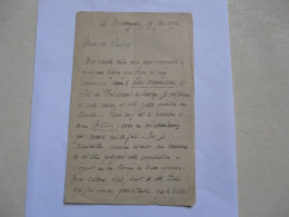 LETTRE AUTOGRAPHE - CORRESPONDANCE Adressée à Mr SARCEY Critique Dramatique - La Conciergerie - Le Petit Marseillais - Documents Historiques