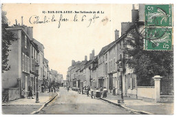 Cpa...Bar-sur-Aube...rue Nationale (2)...1909...animée... - Bar-sur-Aube