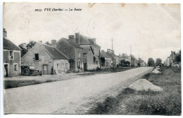 SARTHE * CP Voyagé 1936 * FYÉ La Route ( Automobile ) Pavy Legeard Editeur - Sonstige & Ohne Zuordnung