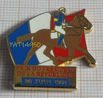 PAT14950 PRIX DU PRESIDENT DE LA REPUBLIQUE  JUIN 1992 CHEVAL PMU COURSES HIPPIQUES En Version ZAMAC STARPIN'S - Casinos