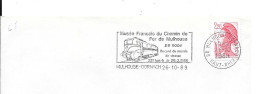 Lettre Entière Flamme 1989 Muhouse Haut Rhin - Mechanical Postmarks (Advertisement)