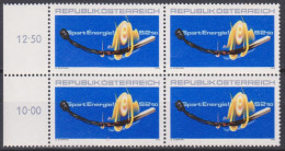 1979 , Mi 1622 ** (3) -  4 Er Block Postfrisch - Energiesparen - Neufs