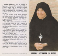 Santino Madre Speranza Di Gesu' - Images Religieuses