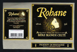 étiquette Bière France: Biere Blonde Celte Rohane 6% 33 Cl Brasserie Celtic Cléguerec 56 " Femme" - Cerveza