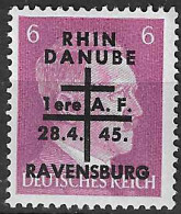 France Libération Ravensburg Mayer N° 5 Neuf ** MNH. Signé Et TB. - Bevrijding