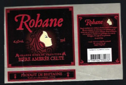 étiquette Bière France: Biere Ambrée Celte Rohane 6,5% 33 Cl Brasserie Celtic Cléguerec 56 " Femme" - Bière