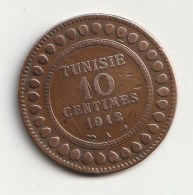 10 CENTIMES 1912  A   TUNESIE /128/ - Tunisie