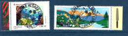 France 2024.Jardin Du Lautaret & Faune Sous Marine. Cachet. Rond Gomme D'origine - Used Stamps