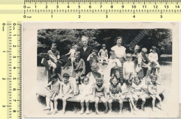 Group Kids On The Children's Playground  Enfants OLD ORIGINAL PHOTO ANCIENNE REAL - Anonymous Persons