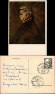 Ansichtskarte  Fürst Bismarck Gemälde Lenbach 1965 Sonderstempel FRIEDRICHSRUH - Paintings