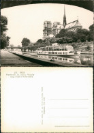 CPA Paris Promenade En Bateau Mouche Coup D'oeil à Notre-Dame 1950 - Notre Dame De Paris