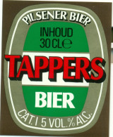 Oud Etiket Bier Tappers Bier - Brouwerij / Brasserie Bavaria Te Lieshout - Bier