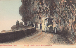 ROUTE DE DJIDJELLI À BOUGIE - Les Grandes Falaises - Autobus Des Messageries Automobiles Djidjelliennes - Carte Publicit - Autres & Non Classés