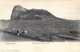 Gibraltar - The Rock From N. W. - Publ. V. & J. C. 2c - Gibraltar