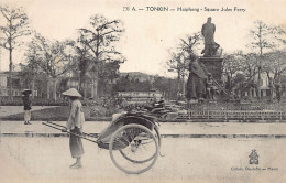 Viet-Nam - HAIPHONG - Square Jules Ferry - Pousse-pousse - Ed. P. Dieulefils 231 - Viêt-Nam