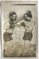 Photo Ancienne - Snapshot - Carte Photo - Photomontage - Trucage - Studio - Surréalisme - BOXE - Photo Montage - Sport - Sporten