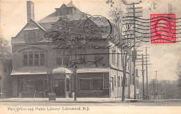 LAKEWOOD (NJ) Post Office And Public Library - Autres & Non Classés