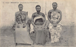 Congo Brazzaville - Congolaises Avec Piano Congolais - Ed. Vialle 85 - Sonstige & Ohne Zuordnung
