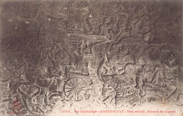 Cambodge - ANGKOR WAT - Scène De Guerre - Ed. P. Dieulefils 1750 - Cambodge