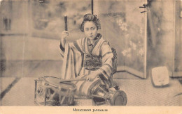 JAPAN - Japanese Geisha Musician - Taiko Drum - Publ. Franciscan Mission - Sonstige & Ohne Zuordnung