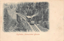 RIGIBAHN (BE) Schnurtobel-Brücke - Verlag F. Voege  - Altri & Non Classificati