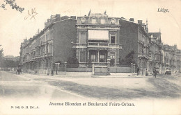 LIÈGE - Avenue Blonden Et Boulevard Frère-Orban - Ed. G. Hermans 148 - Liège