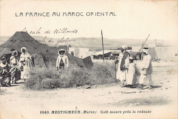 La France Au Maroc Oriental - MESTIGMEUR - Café Maure Près De La Redoute - Ed. Boumendil 1049 - Altri & Non Classificati