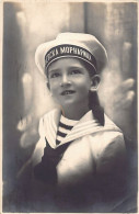 Serbia - Crown Prince Peter Of Yugoslavia In Sailor Costume - REAL PHOTO - Serbia