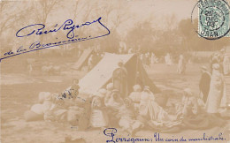 PERRÉGAUX Mohammadia - Un Coin Du Marché Arabe - CARTE PHOTO Année 1903 - Altri & Non Classificati