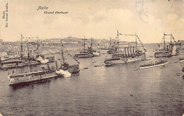 Malta - VALETTA - Grand Harbour - British War Fleet - Publ. The Grand Studio  - Malte