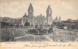 Peru - LIMA - Plaza De Armas Y Catedral - Ed. E. Polack 501 - Peru