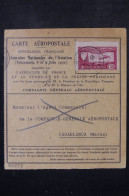 FRANCE - Carte Aéropostale De Vincennes Pour Casablanca Et Retour En 1930  - L 152630 - 1927-1959 Lettres & Documents