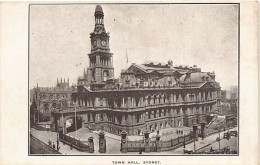 Australia - SYDNEY - Town Hall - Publ. H. Phillips  - Sydney