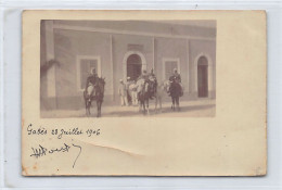 Tunisie - GABÈS - Caïds Arabes - CARTE PHOTO Juillet 1906 - Ed. Inconnu  - Tunisie