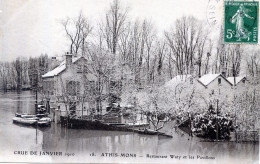 91  ATHIS MONS CRUE 1910  RESTAURANT  WATY ET LES PAVILLONS - Athis Mons