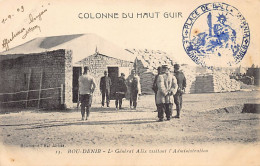 Maroc - BOU DENIB Boudnib - Le Général Alix Visitant L'Admnistration - Ed. Boumendil 13 - Other & Unclassified