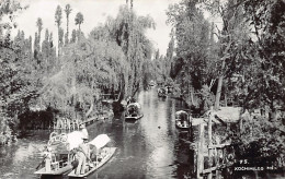 México - XOCHIMILCO - Vista De Un Canal - REAL PHOTO Foto - Ed. Desconocido 75 - Mexique