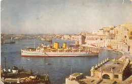 Malta - VALLETTA - Tourist Ship In Grand Harbour - Publ. Yela 10 - Malte