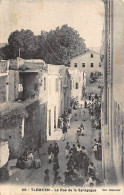 Judaica - Algérie - TLEMCEN - La Rue De La Synagogue - Ed. Desbonnet 100. - Jewish