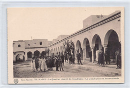 Maroc - CASABLANCA - Le Quartier Réservé - La Grande Place Et Les Marchands - Ed. Flandrin 700 - Casablanca