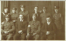 Militaria. Fotokaart/Carte Photo. Groupe De Militaires. Voir Dos. WW1. - War, Military