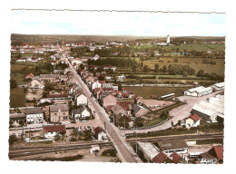 CERCY-LA-TOUR (NIEVRE)VUE GENERALE AERIENNE ET LE CHANTIER DE LA GARE - Sonstige & Ohne Zuordnung