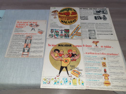 3 Publicités Malabar ,1969/70 - Advertising